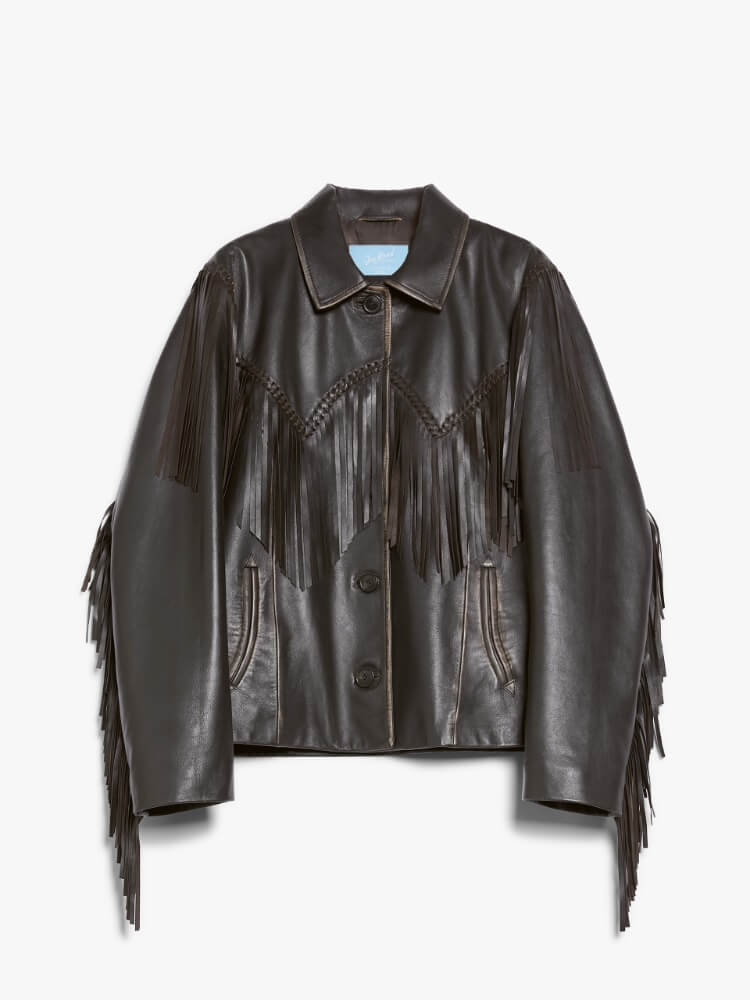 Chaqueta de flecos de Max Mara