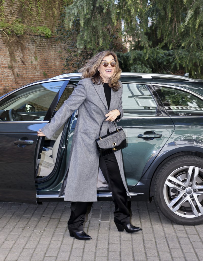 El look de Sandra Falcó para la cena de Navidad