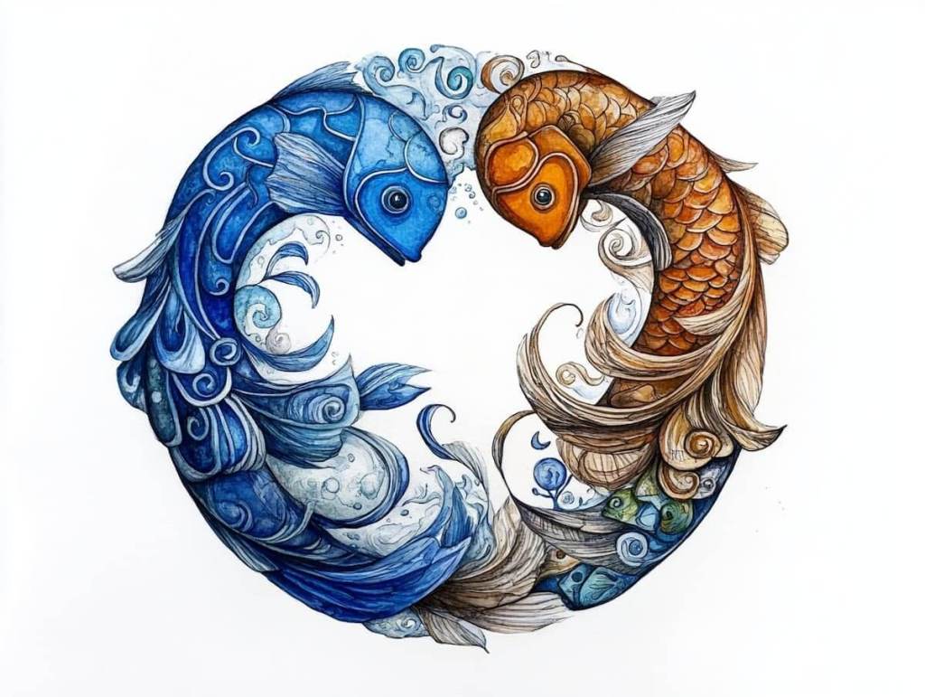 Ilustración inspirada en Acuario - Midjourney