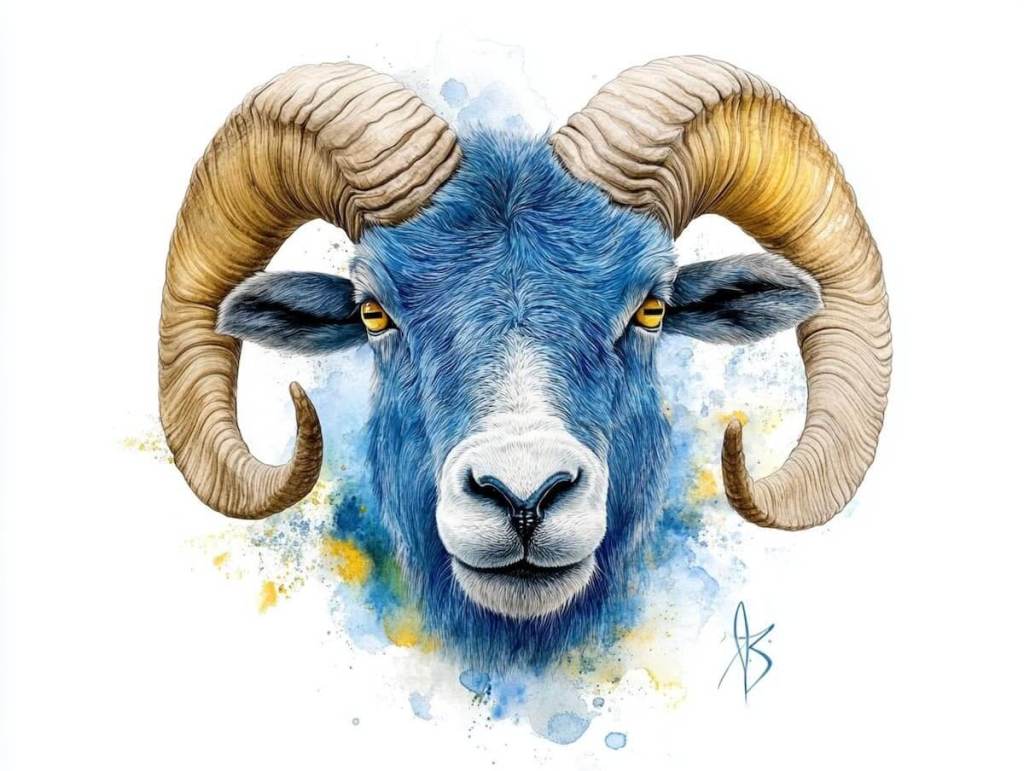 Ilustración inspirada en Aries - Midjourney