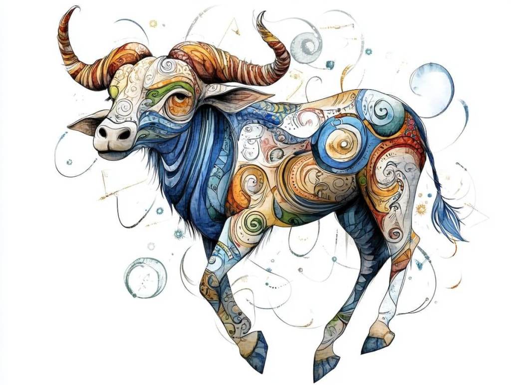 Ilustración inspirada en Capricornio - Midjourney