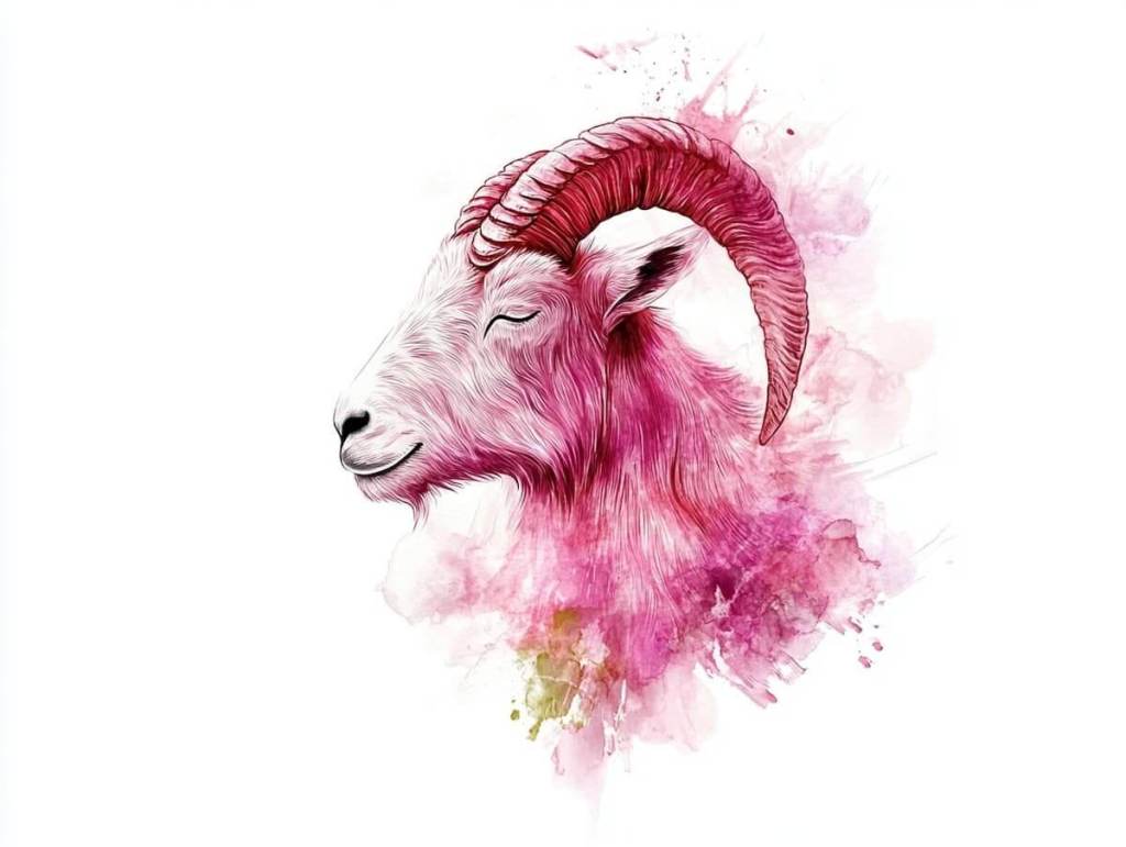 Ilustración inspirada en Capricornio - Midjourney