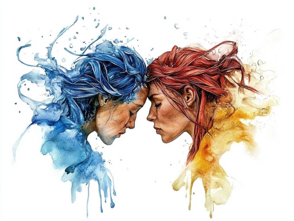Ilustración inspirada en Géminis - Midjourney