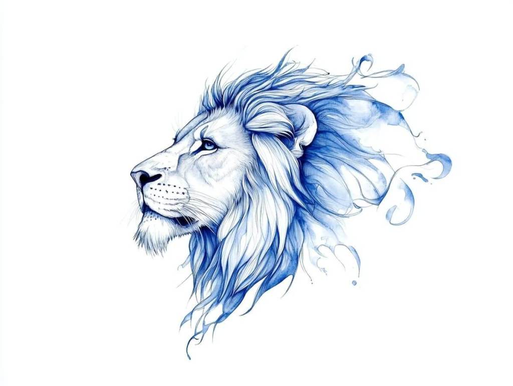 Ilustración inspirada en Leo - Midjourney