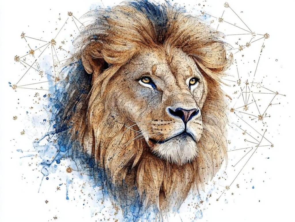 Ilustración inspirada en Leo - Midjourney
