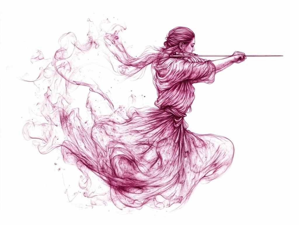 Ilustración inspirada en Sagitario - Midjourney