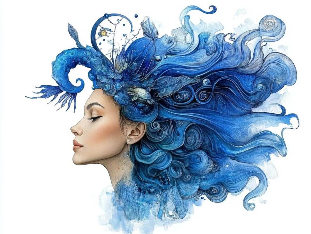 Ilustración inspirada en Virgo - Midjourney