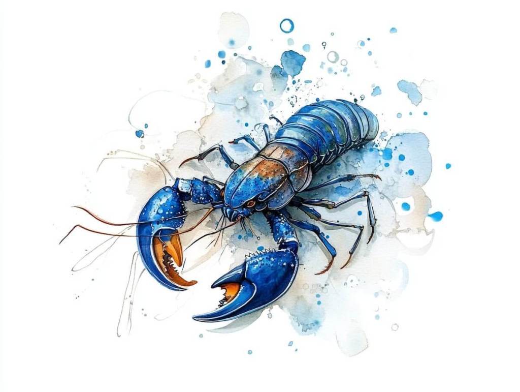 Ilustración inspirada en Escorpio - Midjourney
