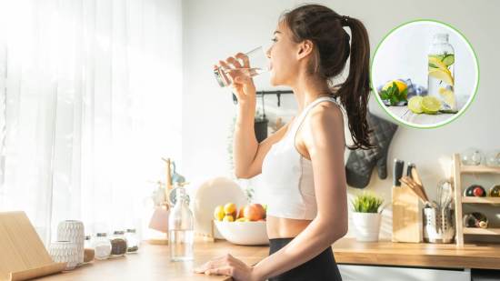 Agua con limón nutrición