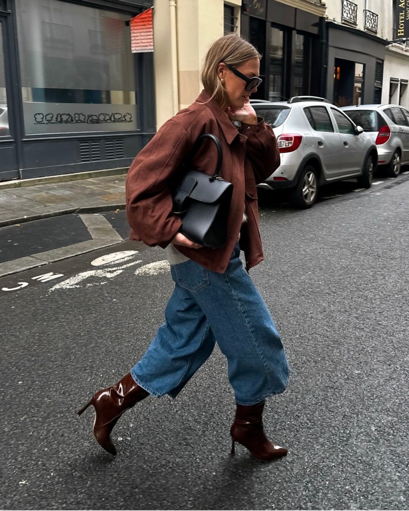 Look bermudas con botas 'kitten'. Tendencia Madrid. - Imagen: Instagram @tinvcb