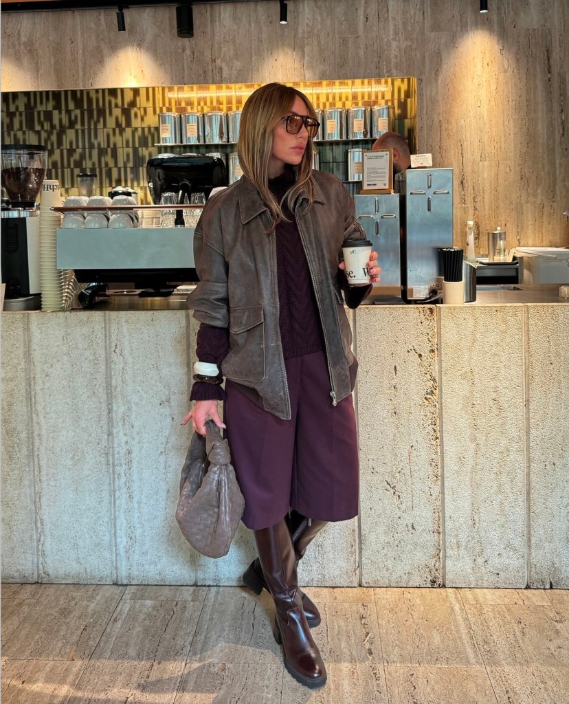 Look casual pero sofisticado. Tendencia Madrid. Imagen: Instagram @whatgigiwears