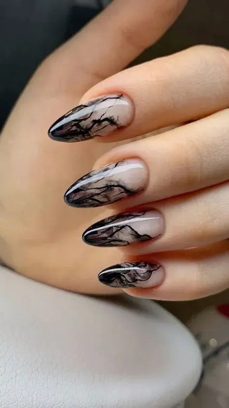 Estos son los pasos para lograr unas Smokey Nails - @chitchatnails