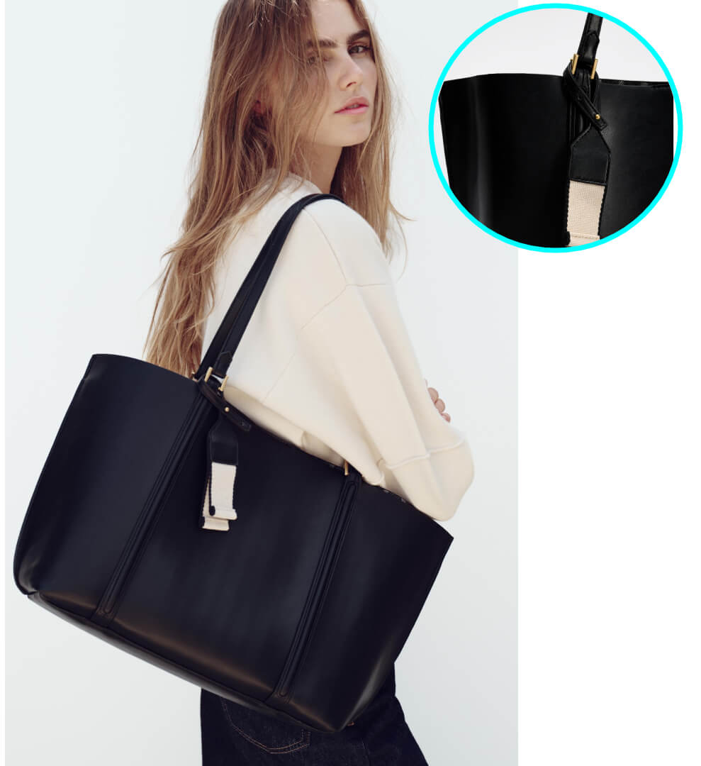 Descubre uno de los bolsos más virales de Zara que ahora está de descuento - Fuente: Zara