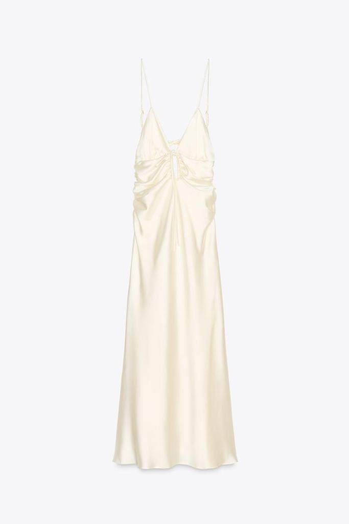 Vestido cut out de Zara