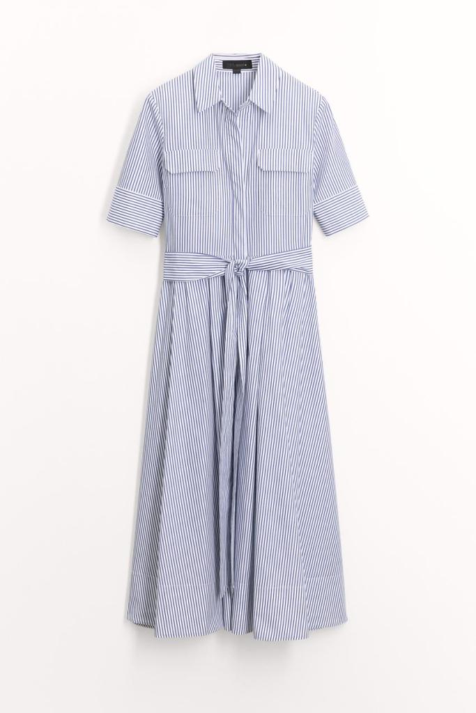 Vestido rayas de Zara