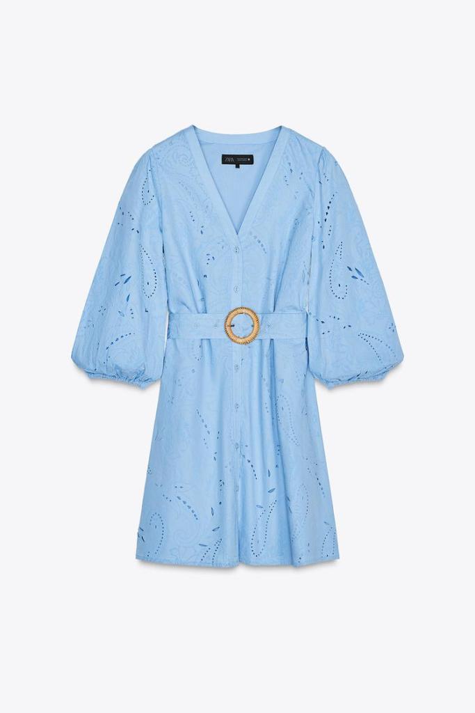 Vestido mangas de Zara