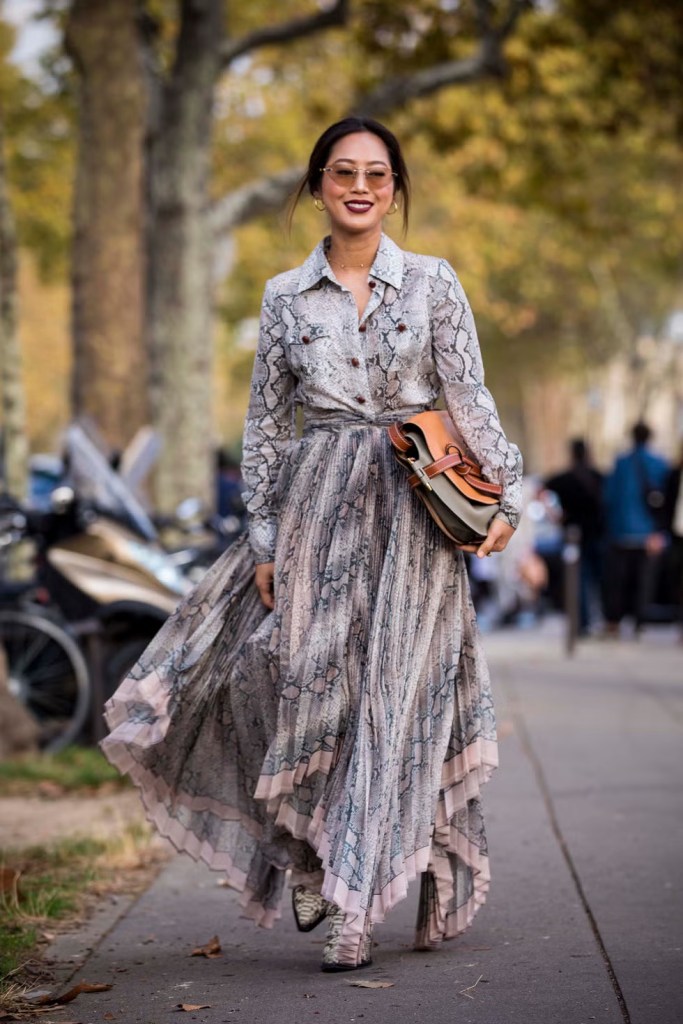 Las mujeres altas pueden lucir vestidos hasta los pies - Launchmetrics spotlight