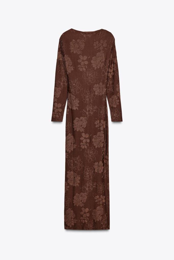Vestido flores de Zara
