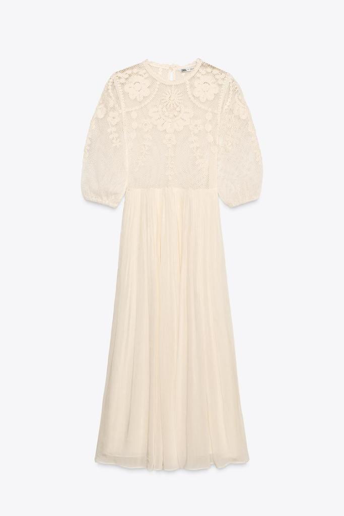Vestido bordados de Zara