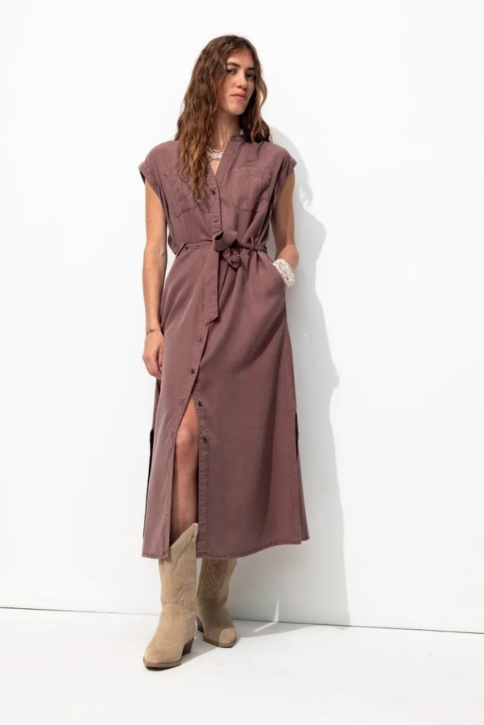 Vestido camisero de Promod