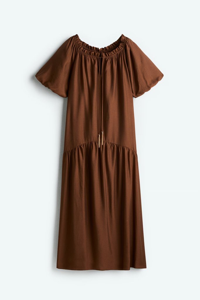 Vestido marrón de H&M