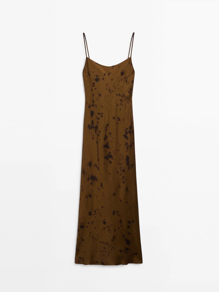 Vestido lencero de Massimo Dutti 