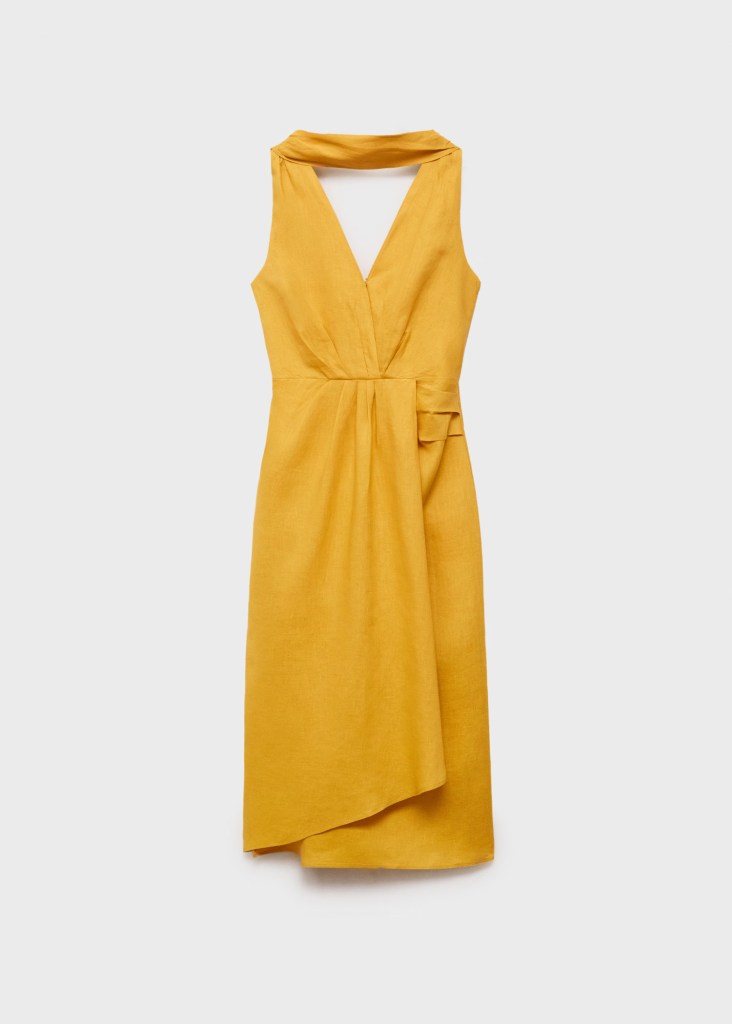 Vestido lazada de Mango