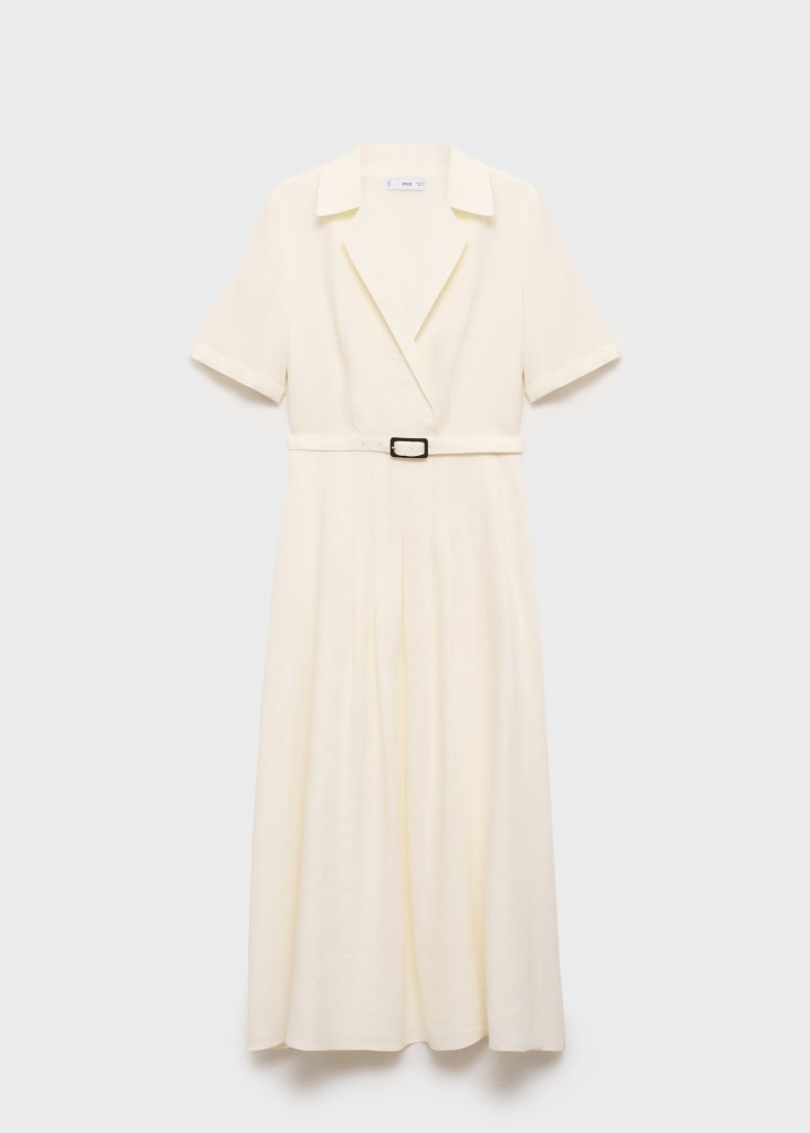 Vestido blanco de Mango