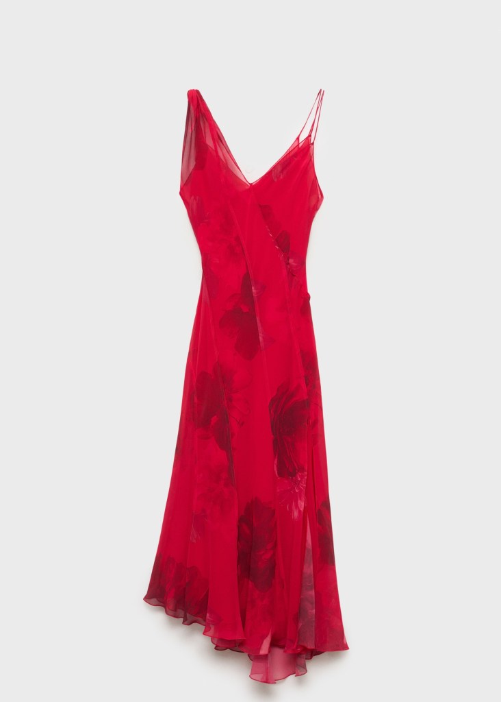 Vestido flores de Mango