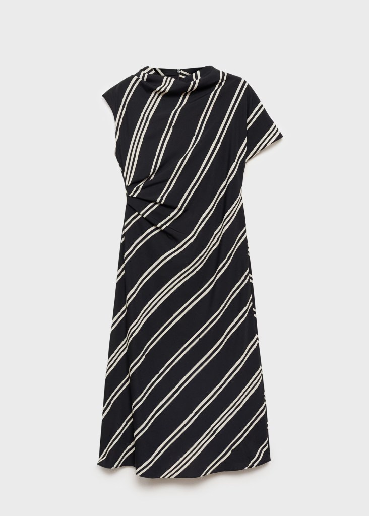 Vestido de rayas de Mango