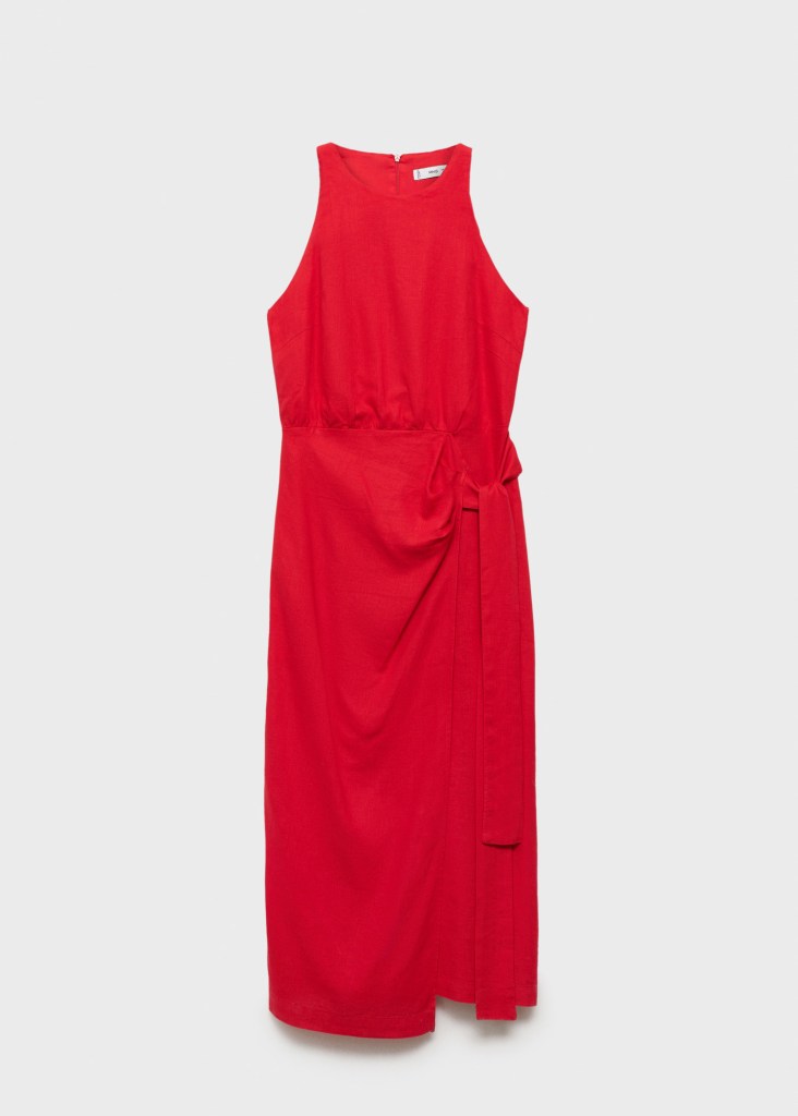 Vestido rojo de Mango