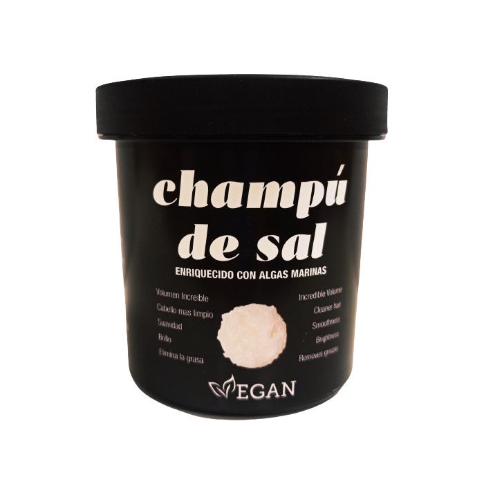 Champú de Sal con Algas Marinas para pelo graso