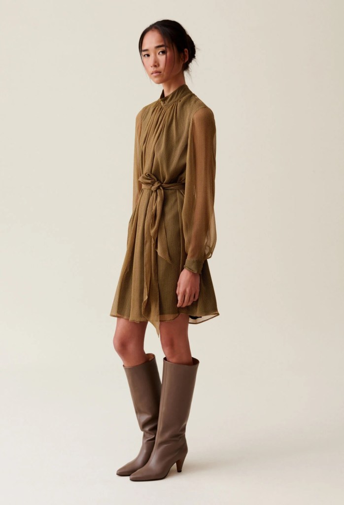 Vestido corto lazada de Claudie Pierlot