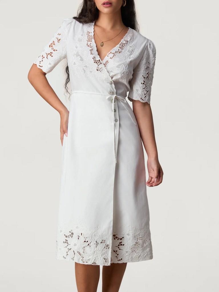Vestido bordado de Rouje