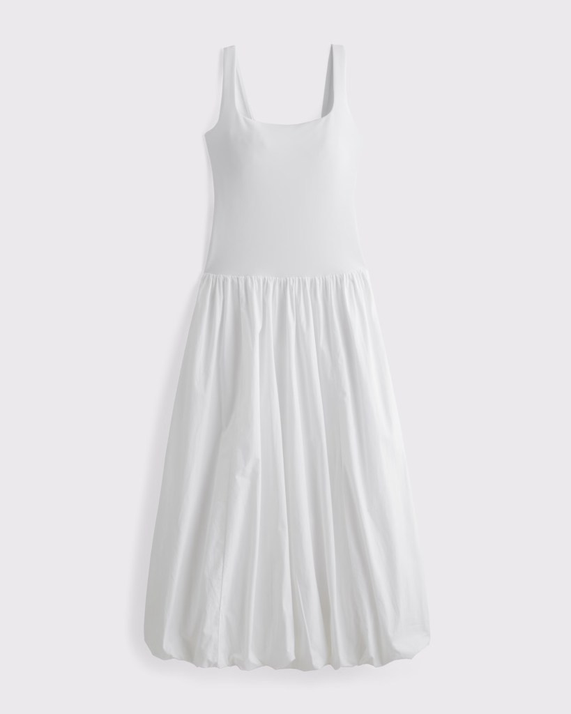 Vestido blanco de Abercrombie & Fitch