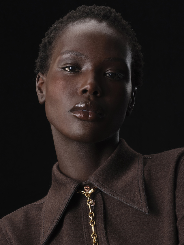 Maquillaje del desfile Otoño-Invierno 2025 de Gucci