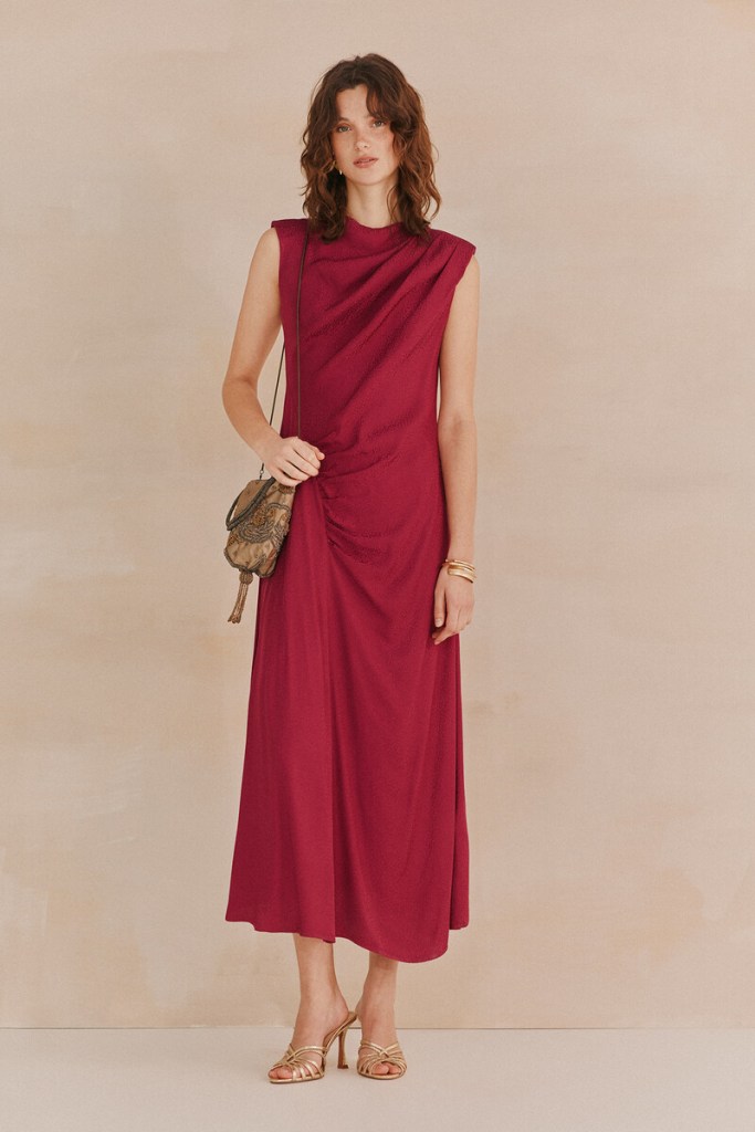 Vestido drapeado de Hoss Intropia