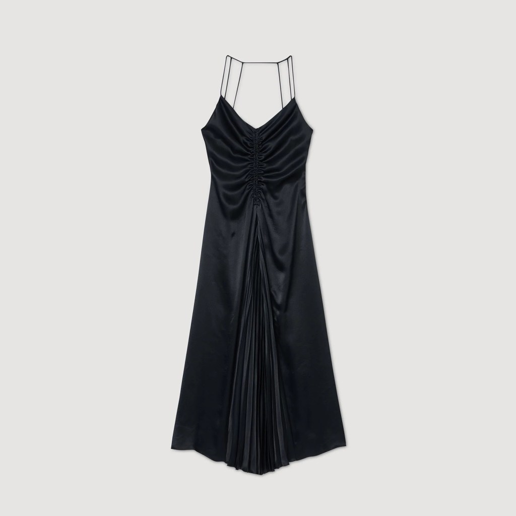 Vestido lencero de Sandro