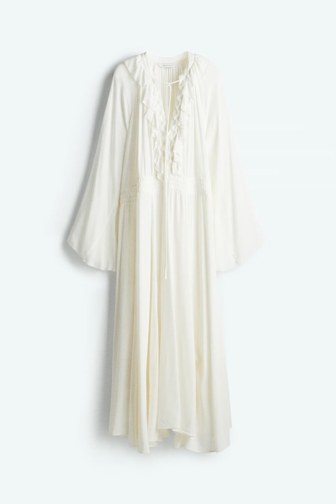 Vestido blanco de H&M