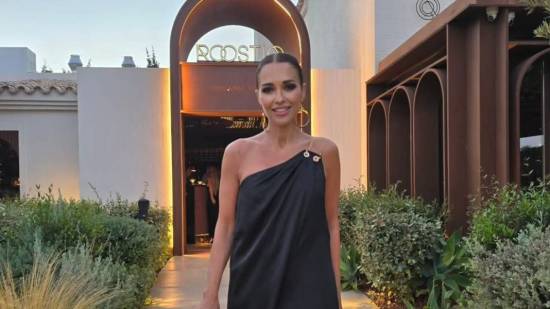 paula echevarria vestido negro corto