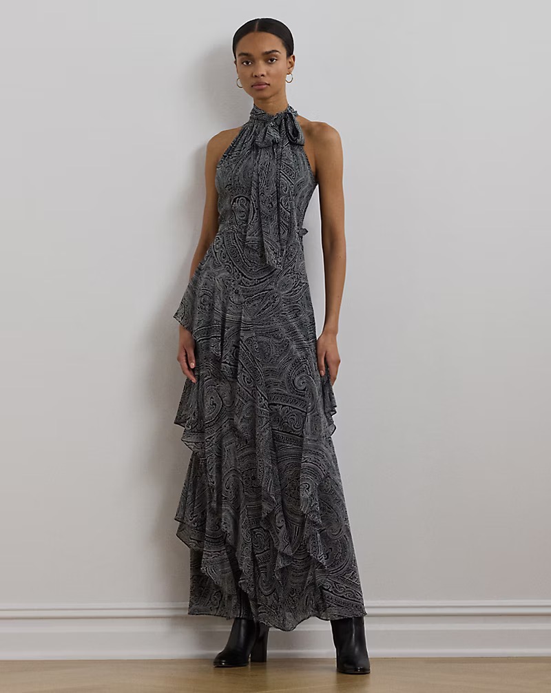 Vestido volantes de Ralph Lauren