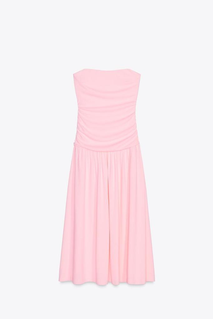 Vestido rosa de Zara