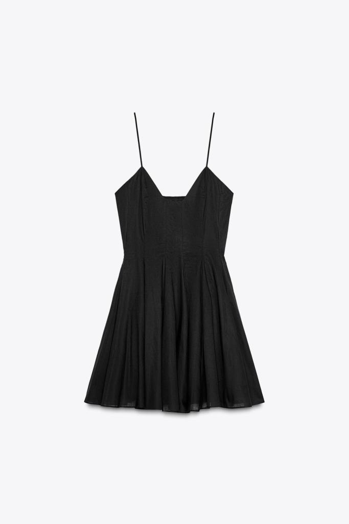 Vestido negro de Zara