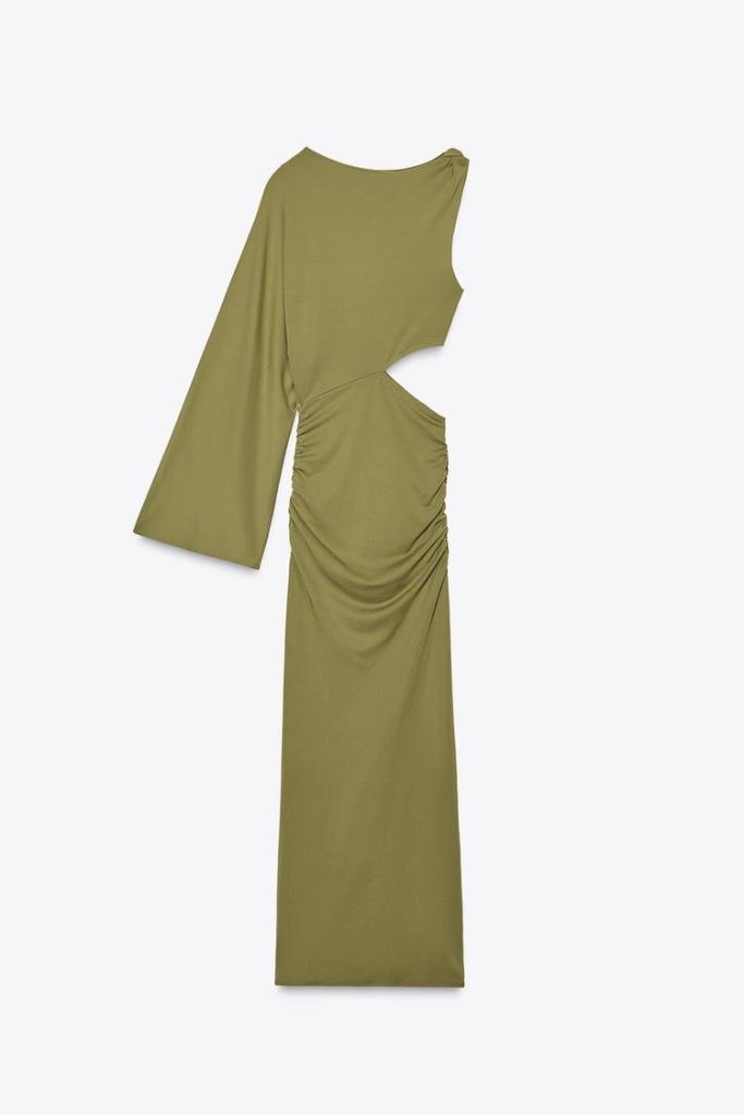 Vestido asimétrico de Zara