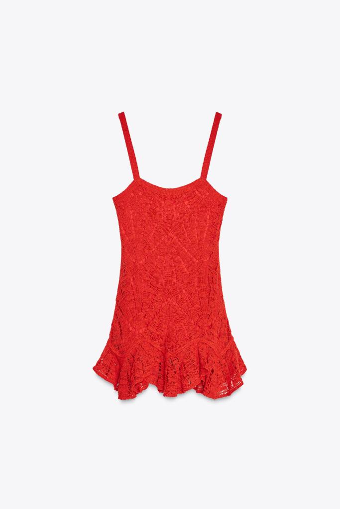 Vestido peplum de Zara
