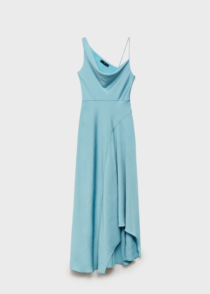 Vestido satinado de Mango