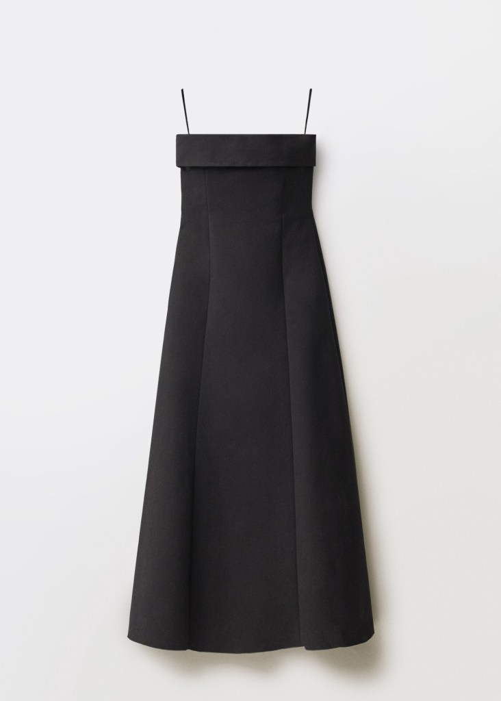 Vestido negro de Mango