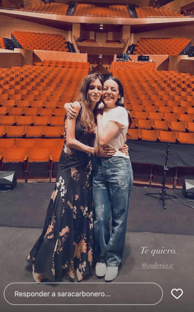 Sara Carbonero con el vestido boho de Zara - @saracarbonero