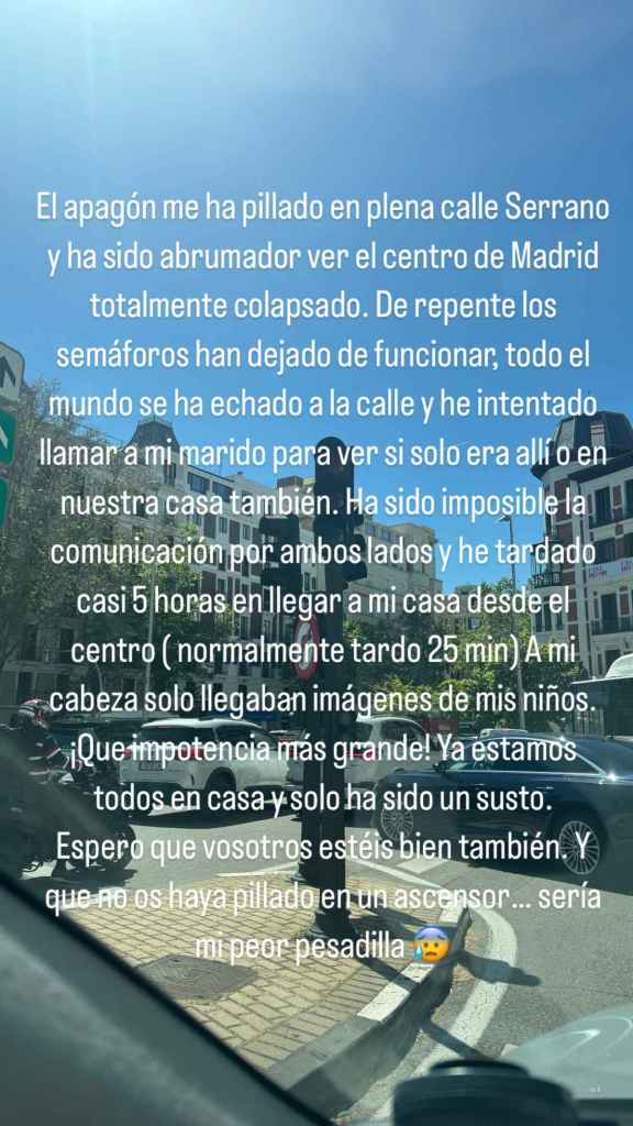 El relato de Helen Lindes sobre su día del apagón
