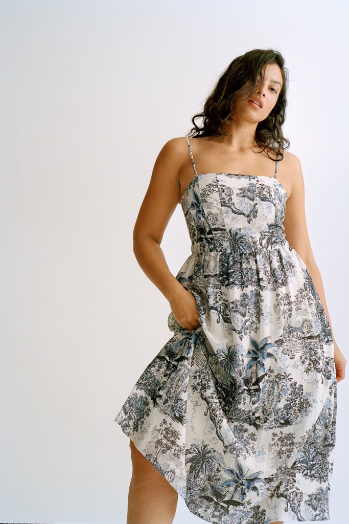 Vestido estampado de H&M